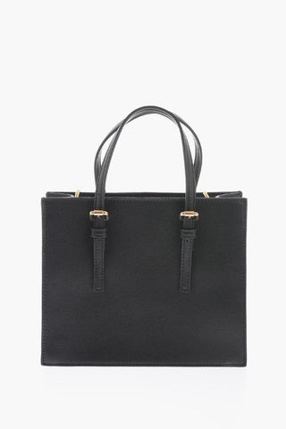 JEANS COUTURE Baroque Motif Tote Bag with Embossed Logo