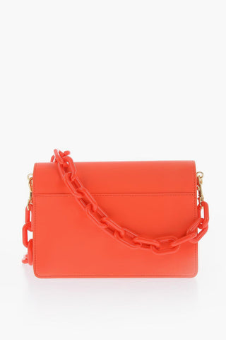  JEANS COUTURE Faux Leather Shoulder Bag with Embossed Logo