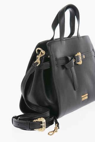 JEANS COUTURE Borsa a Mano in Ecopelle con Fibbia Dorata