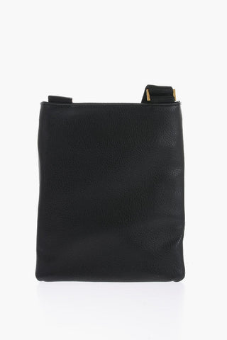 JEANS COUTURE Faux Leather Shoulder Bag with Embossed Logo