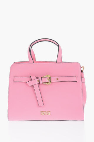  JEANS COUTURE Faux Leather Handbag with Golden Buckle 