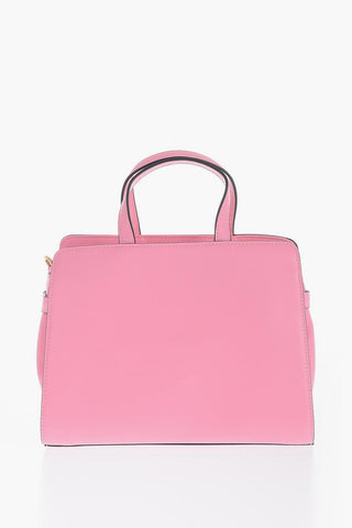  JEANS COUTURE Faux Leather Handbag with Golden Buckle 
