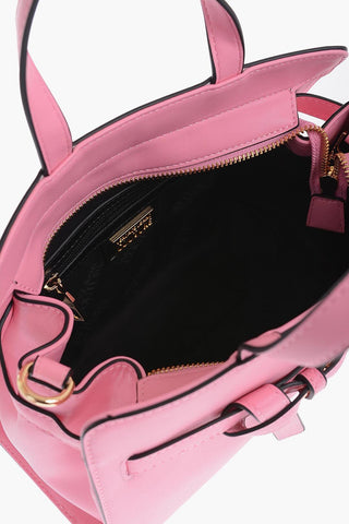  JEANS COUTURE Faux Leather Handbag with Golden Buckle 