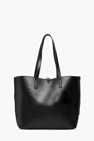JEANS COUTURE All-Over Printed Logo Reversible RANGE Z Tote Bag