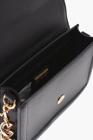 JEANS COUTURE Borsa a Spalla in Ecopelle con Maxi Fibbia Dorata