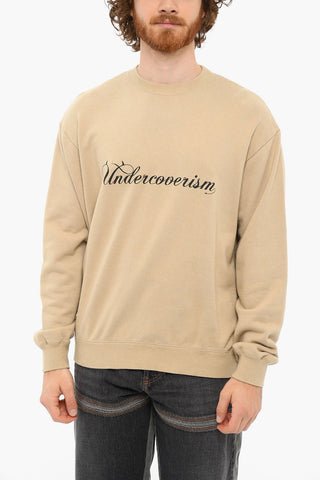 UNDERCOVERISM Felpa Girocollo in Jersey con Stampa Logo