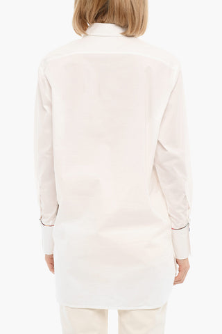 Camicia A Maniche Lunghe Con Taschino