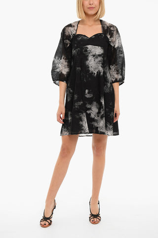 Heart-shaped Neckline JIMEA Embroidered Dress