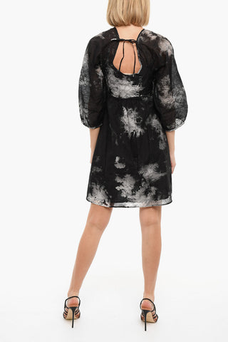 Heart-shaped Neckline JIMEA Embroidered Dress