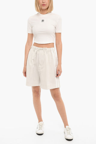 ADIDAS Shorts Con Coulisse E Stampa Logo