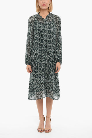 Vestito Maxi ELMA A Maniche Lunghe Con Stampa Floreale