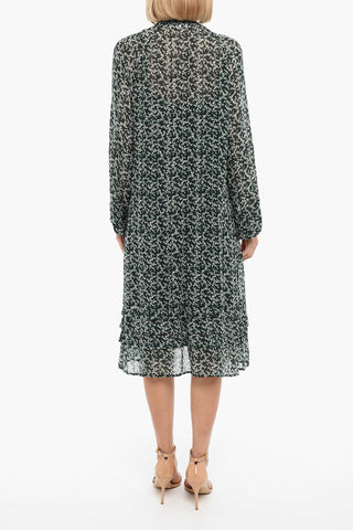 Vestito Maxi ELMA A Maniche Lunghe Con Stampa Floreale