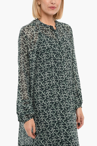 Vestito Maxi ELMA A Maniche Lunghe Con Stampa Floreale