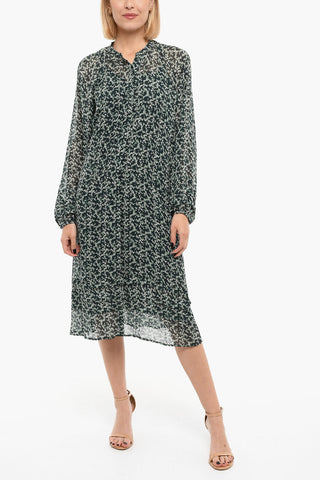 Vestito Maxi ELMA A Maniche Lunghe Con Stampa Floreale