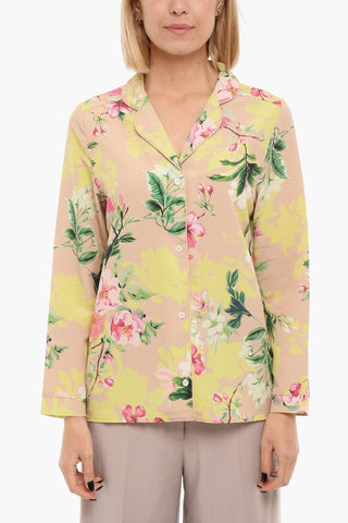Floral Print Long Sleeved Shirt