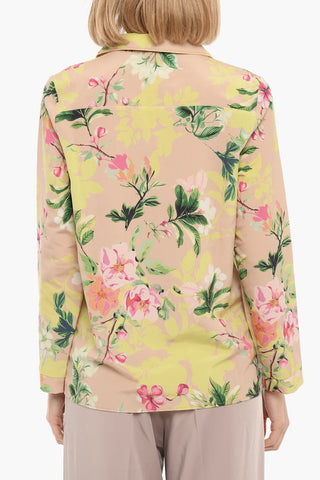 Floral Print Long Sleeved Shirt