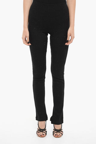 Glittered LAYLA Flared Leggings