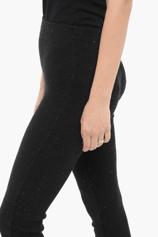 Glittered LAYLA Flared Leggings