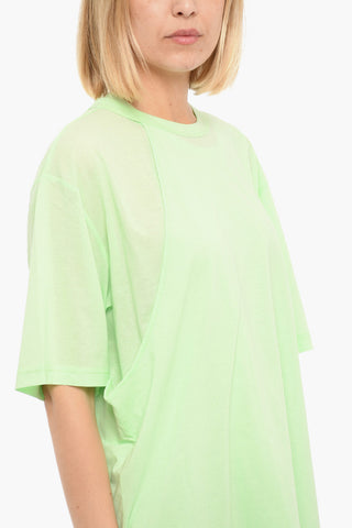ADIDAS T-shirt A maniche Corte Doppio Strato 