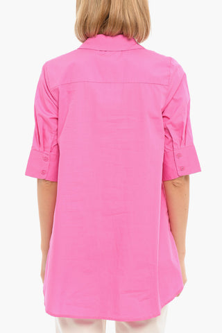 Camicia Asimmetrica AVALIGZ  A Maniche Corte 