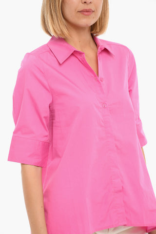 Camicia Asimmetrica AVALIGZ  A Maniche Corte 