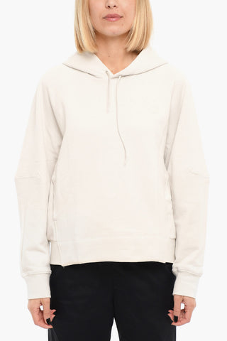 ADIDAS Logo Print Brushed Cotton Hoodie