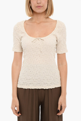 T-shirt JOHANNA A Maniche Corte Elasticizzata