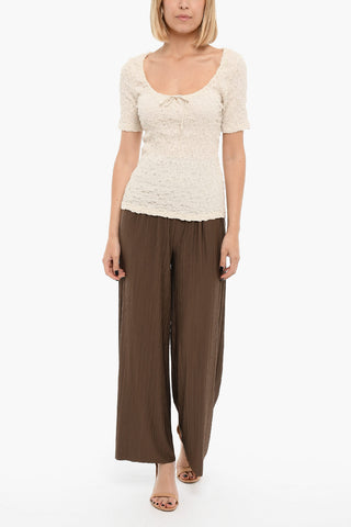 T-shirt JOHANNA A Maniche Corte Elasticizzata