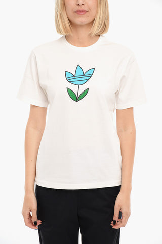 Crewneck Printed Short Sleeved T-shirt