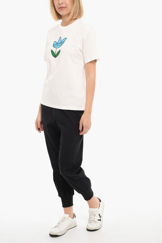 Crewneck Printed Short Sleeved T-shirt