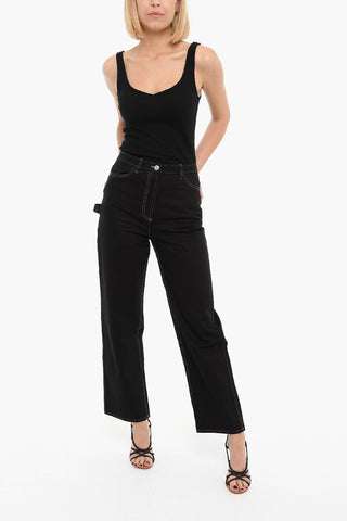 Pantaloni A Vita Alta NOA Con Cuciture A Contrasto