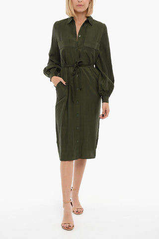 Belted Shirt Dress