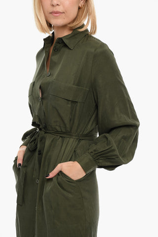 Belted Shirt Dress