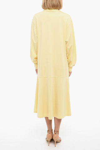 Vestito Maxi PIPER A Maniche Lunghe E Collo Alto
