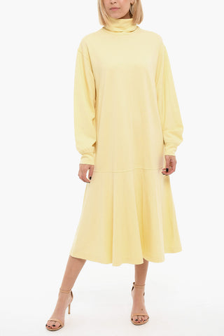 Vestito Maxi PIPER A Maniche Lunghe E Collo Alto