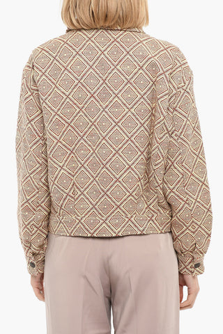 Overshirt MONICA Ricamata Con Chiusura A Bottoni