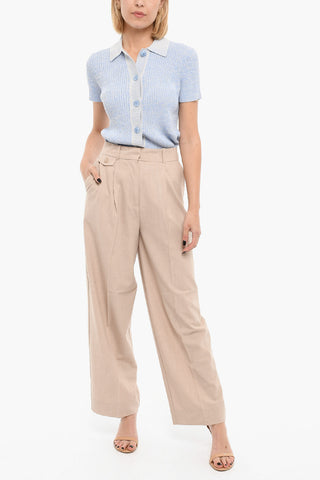 Pleated SAOIRSE Wide Legged Pants
