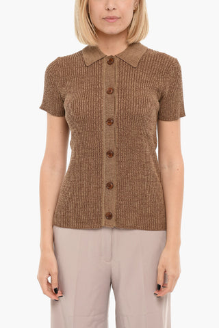 Ribbed BONNIE Short Sleeved Polo
