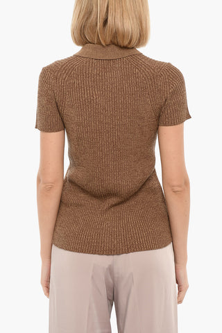 Ribbed BONNIE Short Sleeved Polo