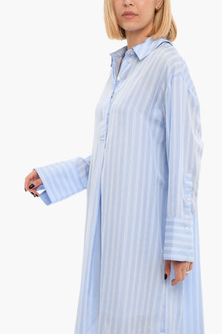 Vestito Camicia AMY A maniche Lunghe Con Stampa A Righe