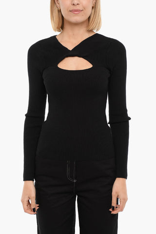 Ribbed EVERLY Pullover With Cutout