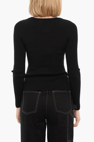 Ribbed EVERLY Pullover With Cutout