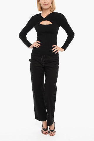 Ribbed EVERLY Pullover With Cutout