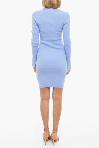 V Neck Long Sleeved EVERLY Bodycon Dress