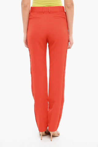 Pantaloni Slim Fit A Vita Alta
