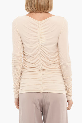 Rouched ULRIKA Long Sleeved T-shirt