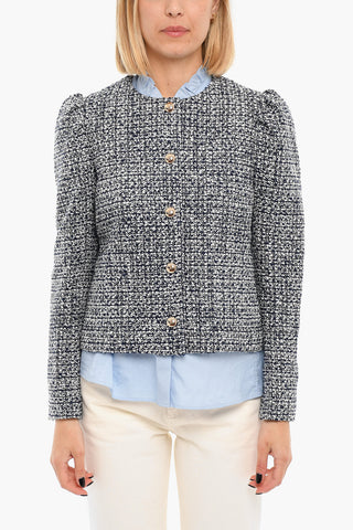 Tweed jacket With patch Pockets