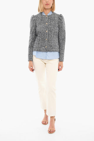 Tweed jacket With patch Pockets