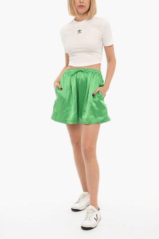 ADIDAS Zipped Pockets Shorts With Drawstrings