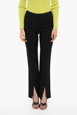 High Waisted MARION Pants With Bottom Slits
